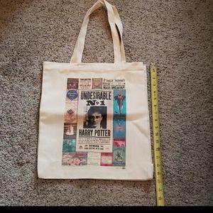 NWOT Harry Potter Canvas Tote Bag